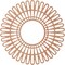 Ekena Millwork Cornelius Wood Fretwork Pierced Ceiling Medallion, Cherry, 34"OD x 12 5/8"ID x 1/4"T CMWP34X0250CRCH - alternate 2
